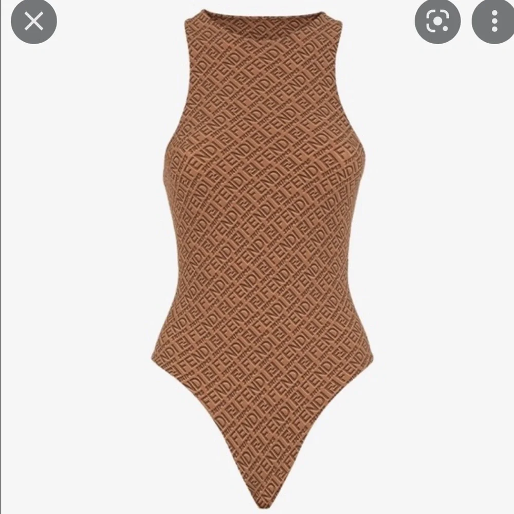 Fendi Skims High Neck Bodysuit - Picture 2 of 4